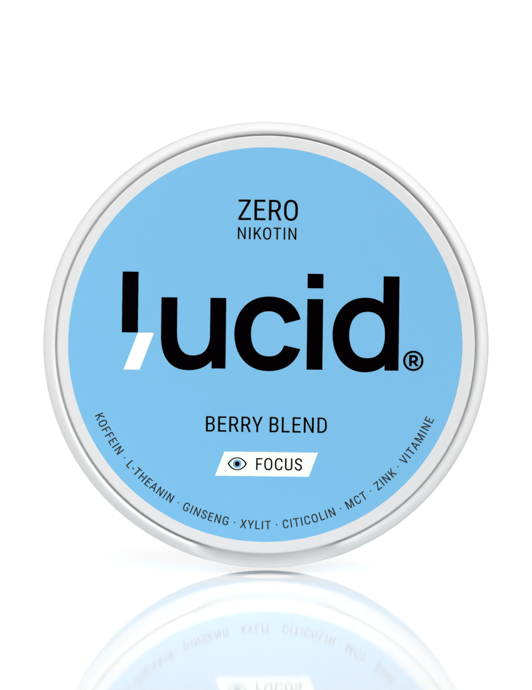 Lucid Focus Pouches Berry Blend Dose von vorne