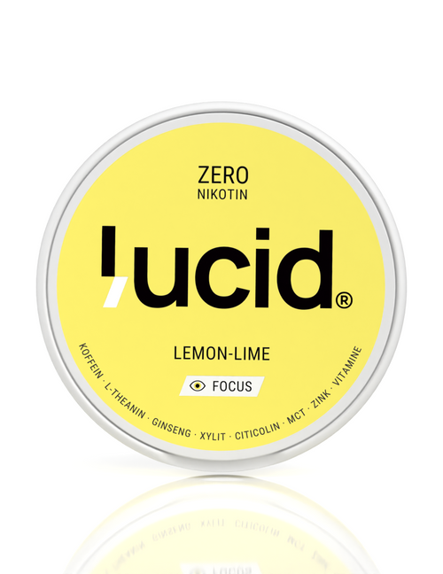 Lucid Focus Pouches Lemon-Lime Dose von vorne