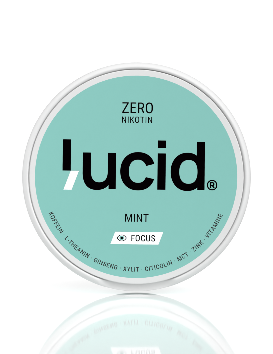 Lucid Focus Pouches Mint Dose von vorne