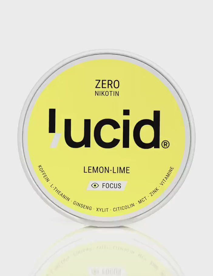Lucid Focus Pouches Lemon-Lime – die Dose öffnet sich